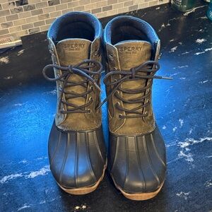 Men’s Sperry Topsider waterproof boots, size 12
